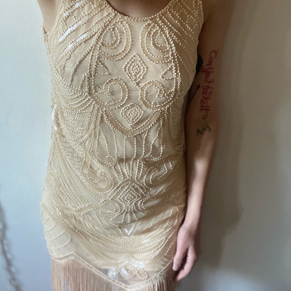 1920’s style beaded sequin dress (S) - Picture 5 of 16